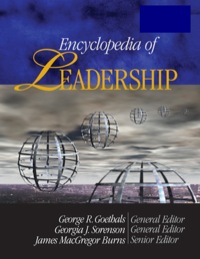 Imagen de portada: Encyclopedia of Leadership 1st edition 9780761925972