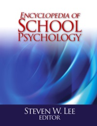 Immagine di copertina: Encyclopedia of School Psychology 1st edition 9780761930808