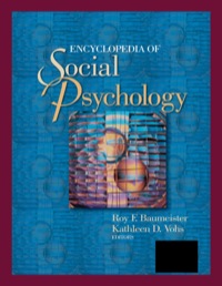 Titelbild: Encyclopedia of Social Psychology 1st edition 9781412916707