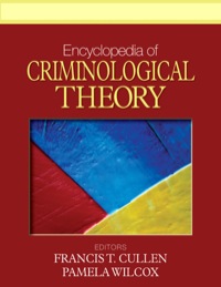 Imagen de portada: Encyclopedia of Criminological Theory 1st edition 9781412959186