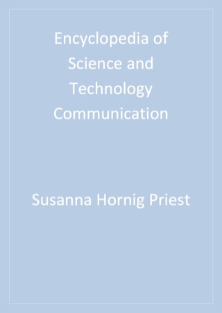 Cover image: Encyclopedia of Science and Technology Communication 1st edition 9781412959209