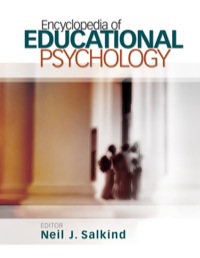 Cover image: Encyclopedia of Educational Psychology 1st edition 9781412916882