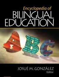 Imagen de portada: Encyclopedia of Bilingual Education 1st edition 9781412937207