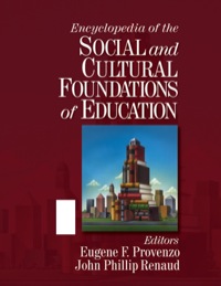 Imagen de portada: Encyclopedia of the Social and Cultural Foundations of Education 1st edition 9781412906784