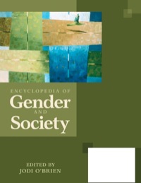 Imagen de portada: Encyclopedia of Gender and Society 1st edition 9781412909167