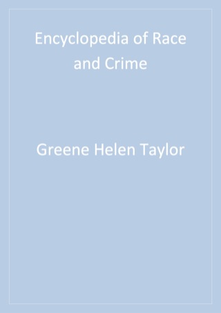 Cover image: Encyclopedia of Race and Crime 1st edition 9781412950855