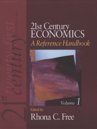 Cover image: 21st Century Economics: A Reference Handbook 1st edition 9781412961424