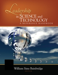 Omslagafbeelding: Leadership in Science and Technology: A Reference Handbook 1st edition 9781412976886