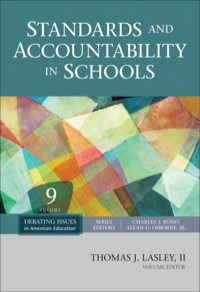 Imagen de portada: Standards and Accountability in Schools 1st edition 9781412987660
