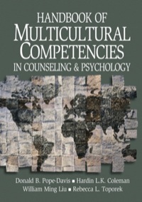 Cover image: Handbook of Multicultural Competencies in Counseling and Psychology 1st edition 9780761923060