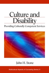 Imagen de portada: Culture and Disability 1st edition 9780761930839