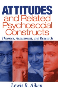 Imagen de portada: Attitudes and Related Psychosocial Constructs 1st edition 9780761924524