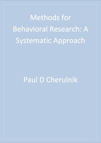 Cover image: Methods for Behavioral Research 1st edition 9780761921998