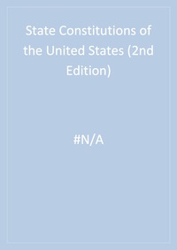 Cover image: State Constitutions of the United States 2nd edition 9781933116259