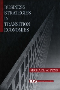 Cover image: Business Strategies in Transition Economies 1st edition 9780761916017