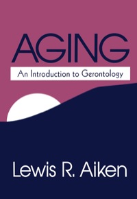 Titelbild: Aging 1st edition 9780803954458