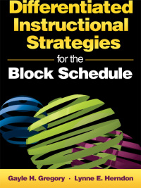Imagen de portada: Differentiated Instructional Strategies for the Block Schedule 1st edition 9781412950961