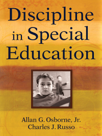 Imagen de portada: Discipline in Special Education 1st edition 9781412955119