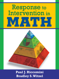 表紙画像: Response to Intervention in Math 1st edition 9781412966351