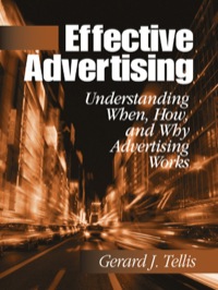 Titelbild: Effective Advertising 1st edition 9780761922520