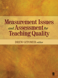 Titelbild: Measurement Issues and Assessment for Teaching Quality 1st edition 9781412961431