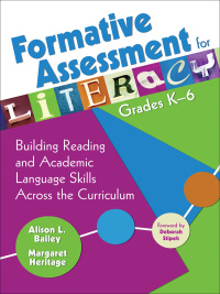 Imagen de portada: Formative Assessment for Literacy, Grades K-6 1st edition 9781412949088