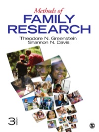 صورة الغلاف: Methods of Family Research 3rd edition 9781412992831