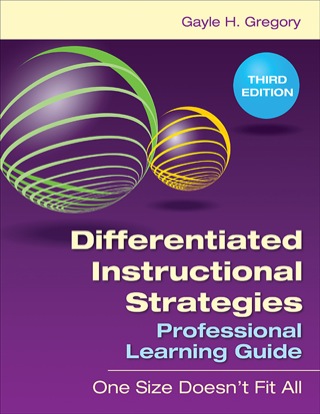 Cover image: Differentiated Instructional Strategies Professional Learning Guide 3rd edition 9781452291642