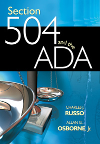 Imagen de portada: Section 504 and the ADA 1st edition 9781412955096