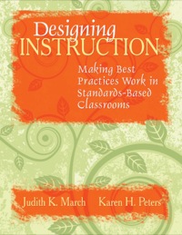 Cover image: Designing Instruction 1st edition 9781412938853