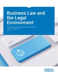 Cover image: Business Law and the Legal Environment v2.0 9781453383902