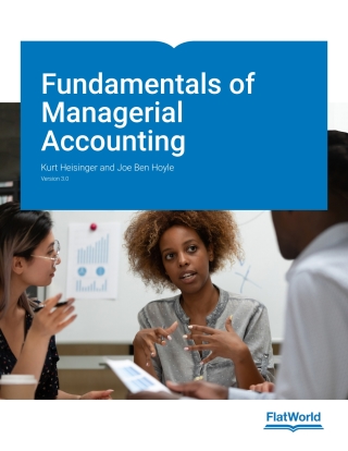 Cover image: Fundamentals of Managerial Accounting v3.0 3rd edition