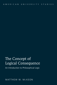 Cover image: The Concept of Logical Consequence 1st edition 9781433106453