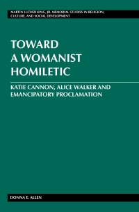 表紙画像: Toward a Womanist Homiletic 1st edition 9781433113611