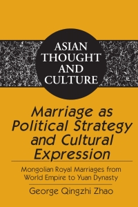 Cover image: Marriage as Political Strategy and Cultural Expression 1st edition 9781433102752