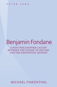 Cover image: Benjamin Fondane 1st edition 9781433113024