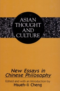 Cover image: New Essays in Chinese Philosophy 1st edition 9780820428758