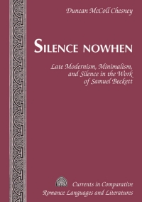 Omslagafbeelding: Silence Nowhen 1st edition 9781433122477