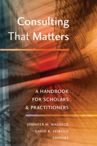 Cover image: Consulting That Matters 1st edition 9781433151255