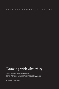 Imagen de portada: Dancing with Absurdity 1st edition 9781433129254
