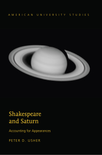 Cover image: Shakespeare and Saturn 1st edition 9781433128608