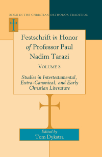 Cover image: Festschrift in Honor of Professor Paul Nadim Tarazi 1st edition 9781433114618