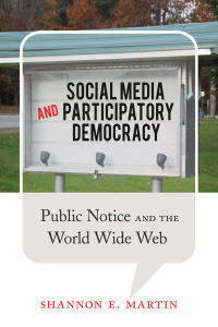 Imagen de portada: Social Media and Participatory Democracy 1st edition 9781433123023