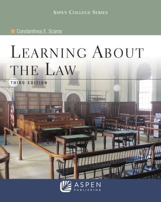 Cover image: Learning About the Law 3rd edition 9780735568389