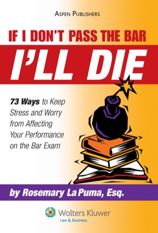 Imagen de portada: If I Don't Pass the Bar I'll Die 9780735578425