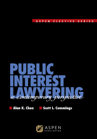 Cover image: Public Interest Lawyering 9780735570832