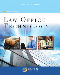 صورة الغلاف: Law Office Technology 9780735583160