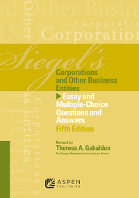 صورة الغلاف: Siegel's Corporations 9781454809272