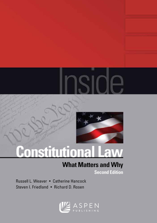 Imagen de portada: Inside Constitutional Law 2nd edition 9781454810988