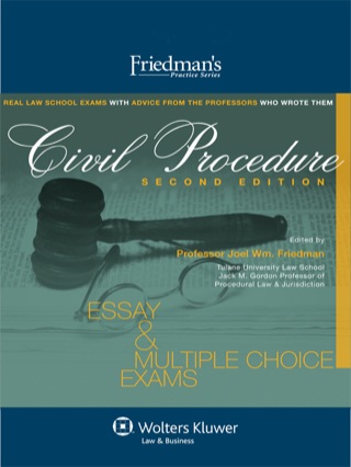 Cover image: Friedman's Civil Procedure 2nd edition 9780735586192